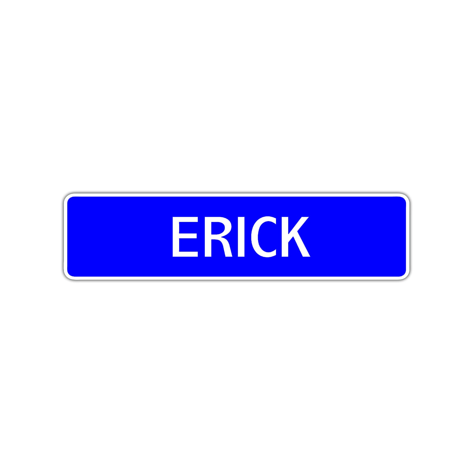 Erick Street Sign Children Name Room Plate