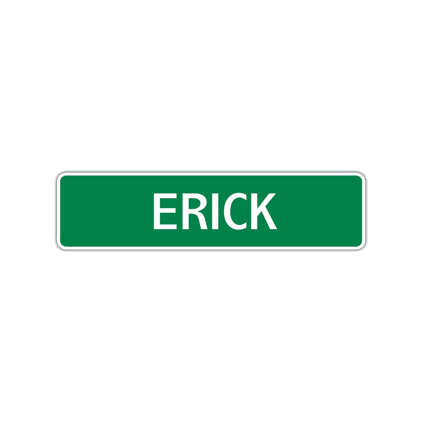 Erick Street Sign Children Name Room Plate