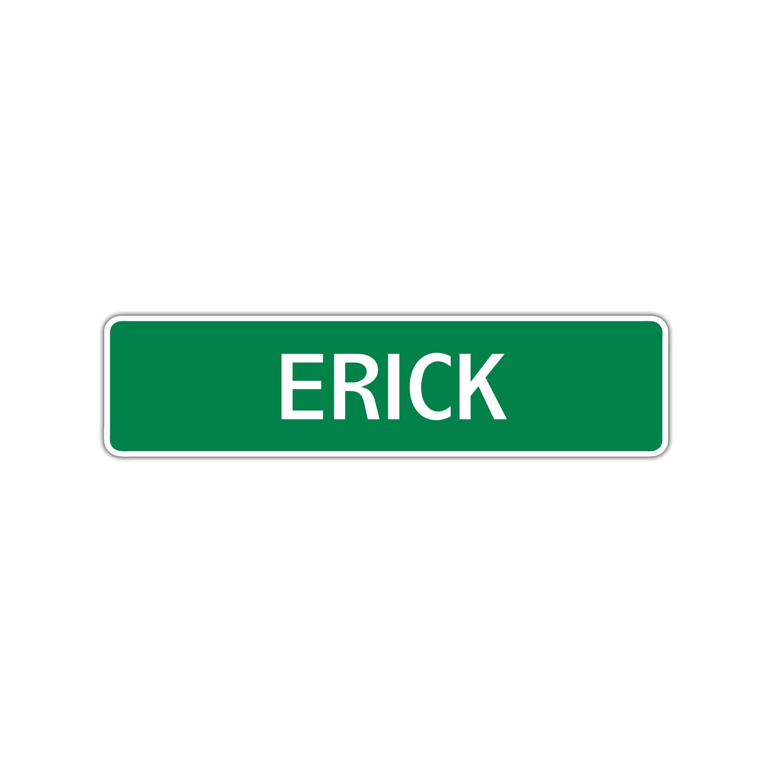 Erick Street Sign Children Name Room Plate