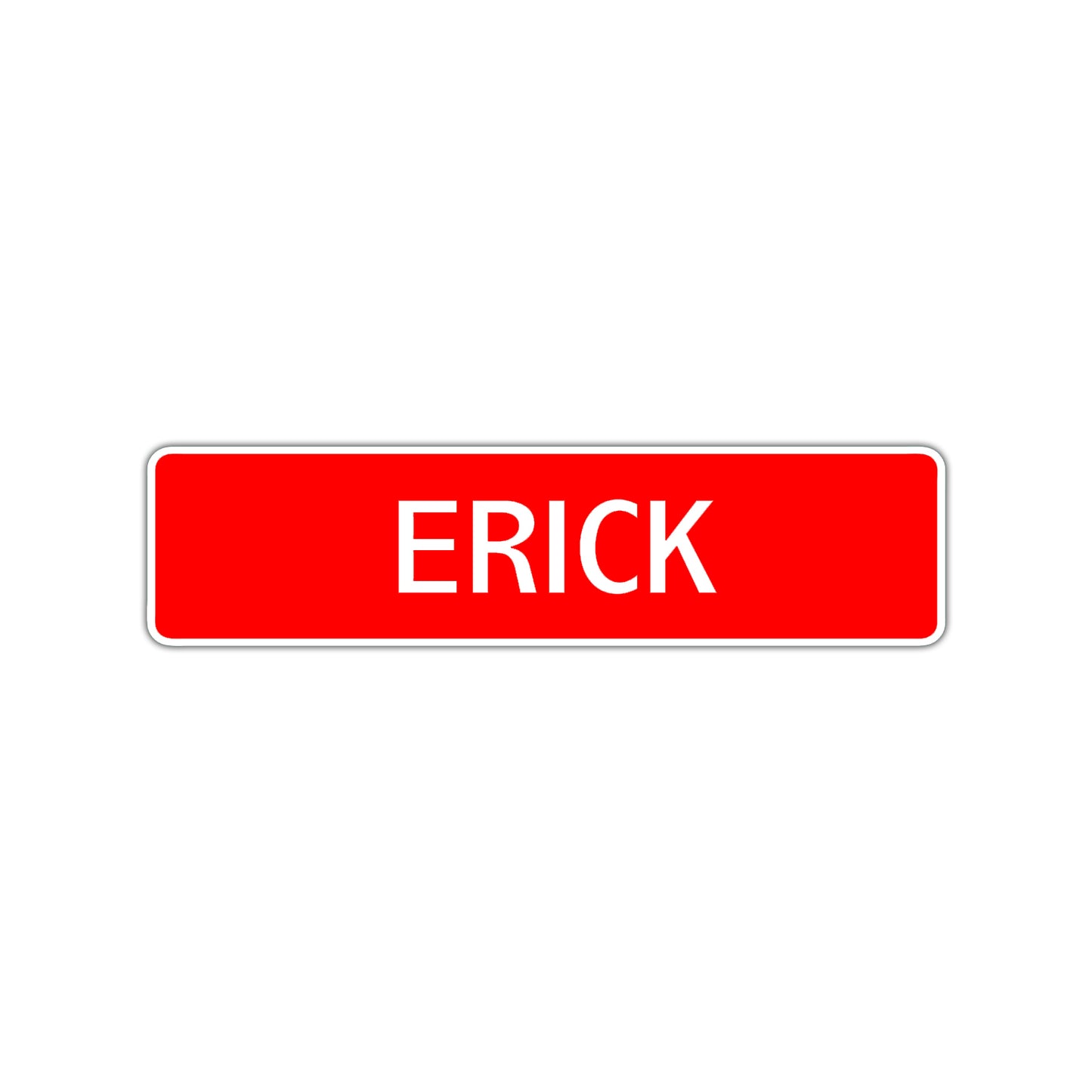 Erick Street Sign Children Name Room Plate