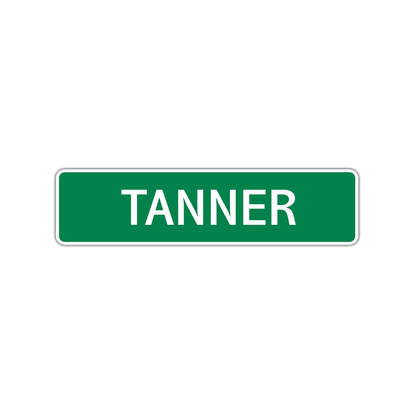 Tanner Street Sign Children Name Room Plate