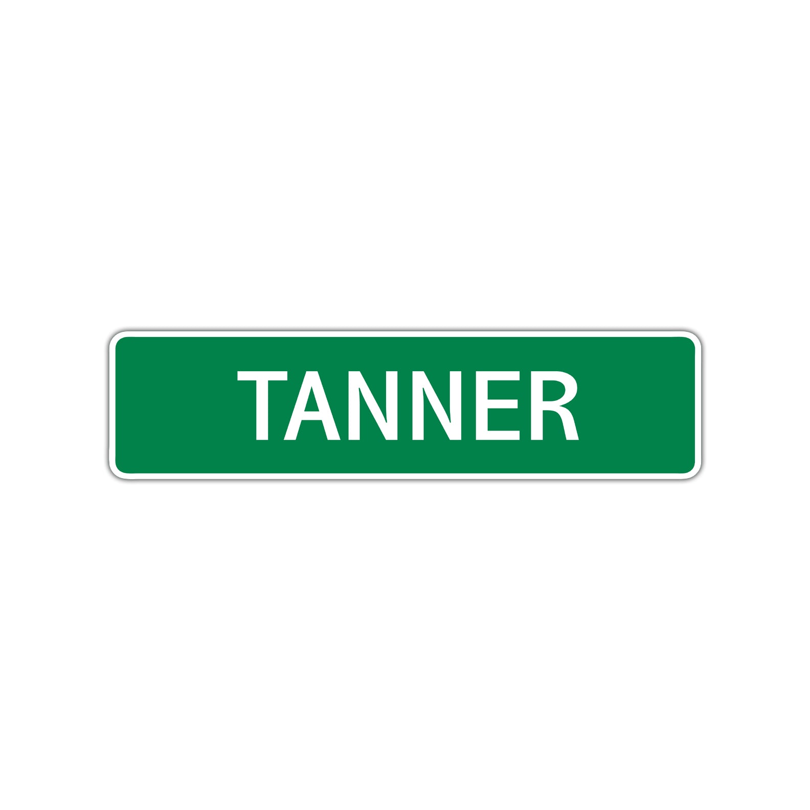 Tanner Street Sign Children Name Room Plate