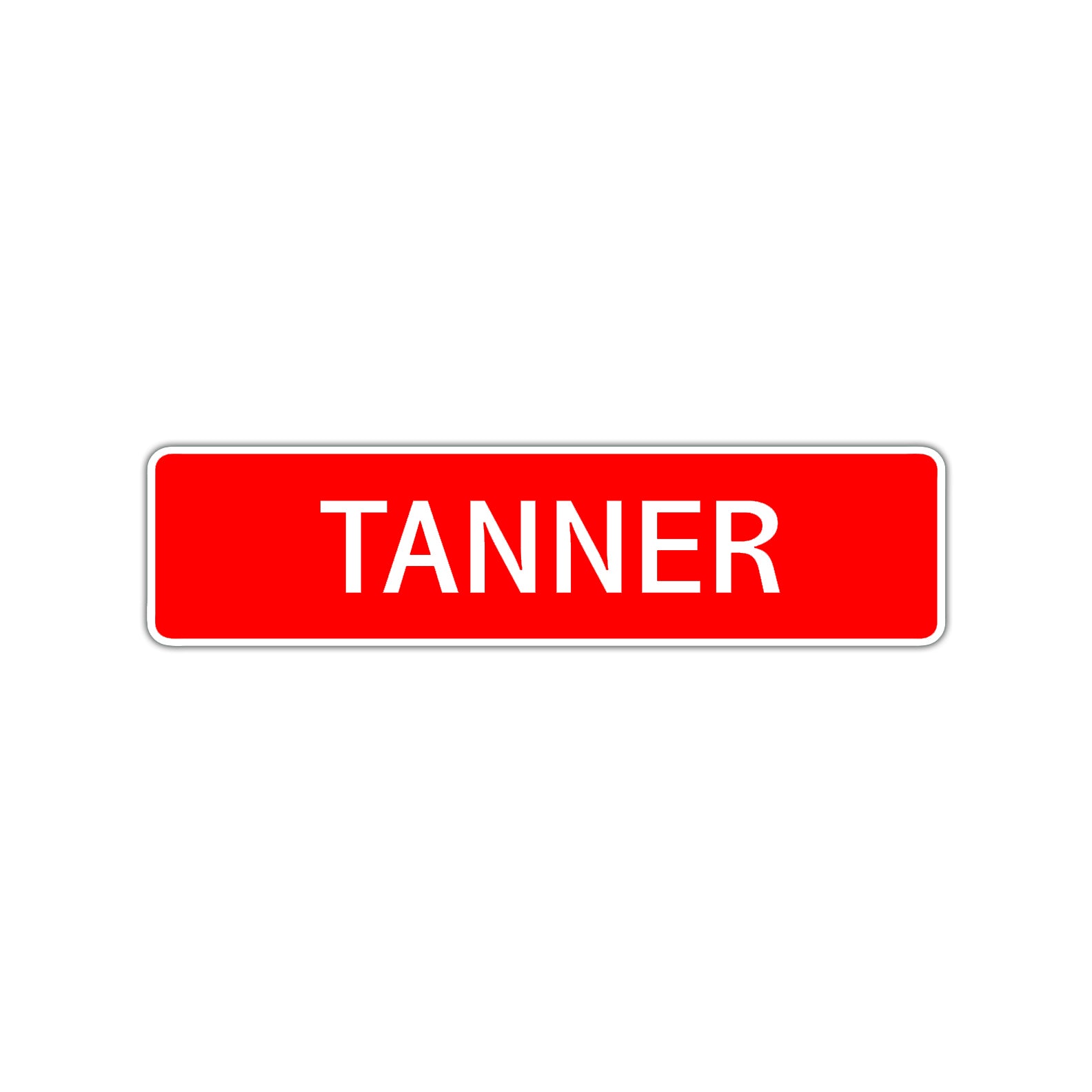 Tanner Street Sign Children Name Room Plate