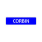 Corbin Street Sign Children Name Room Plate
