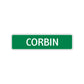 Corbin Street Sign Children Name Room Plate