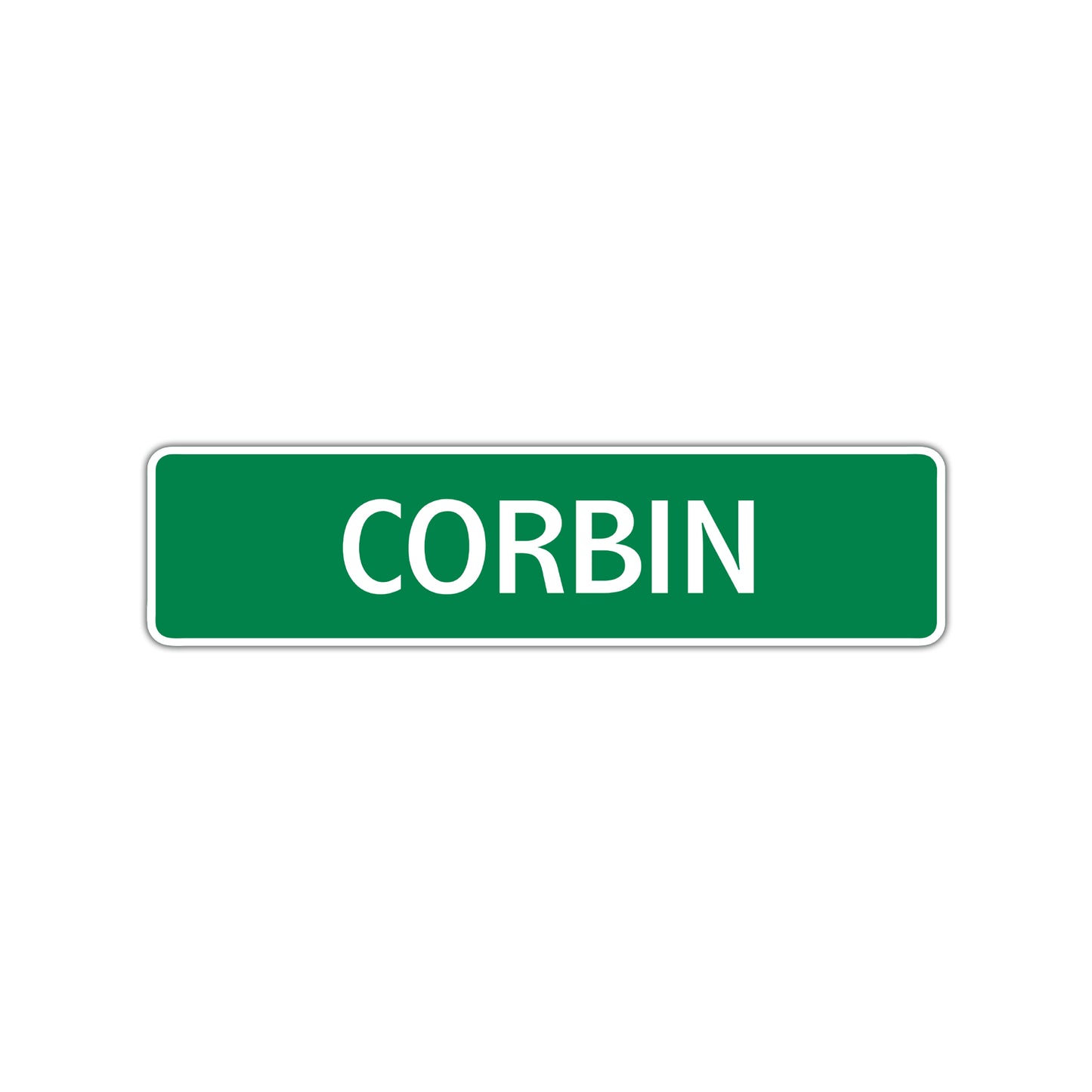 Corbin Street Sign Children Name Room Plate
