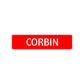 Corbin Street Sign Children Name Room Plate