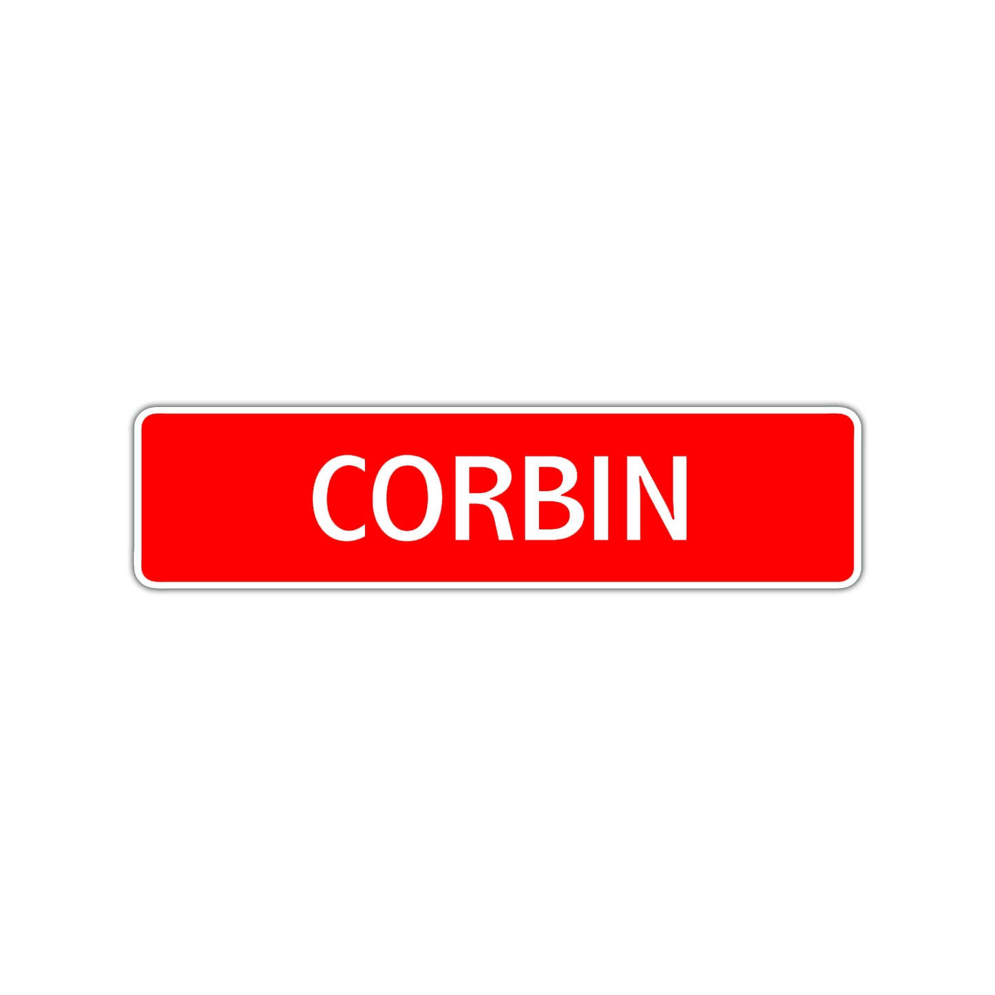 Corbin Street Sign Children Name Room Plate
