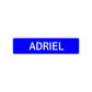 Adriel Street Sign Children Name Room Plate