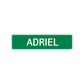 Adriel Street Sign Children Name Room Plate