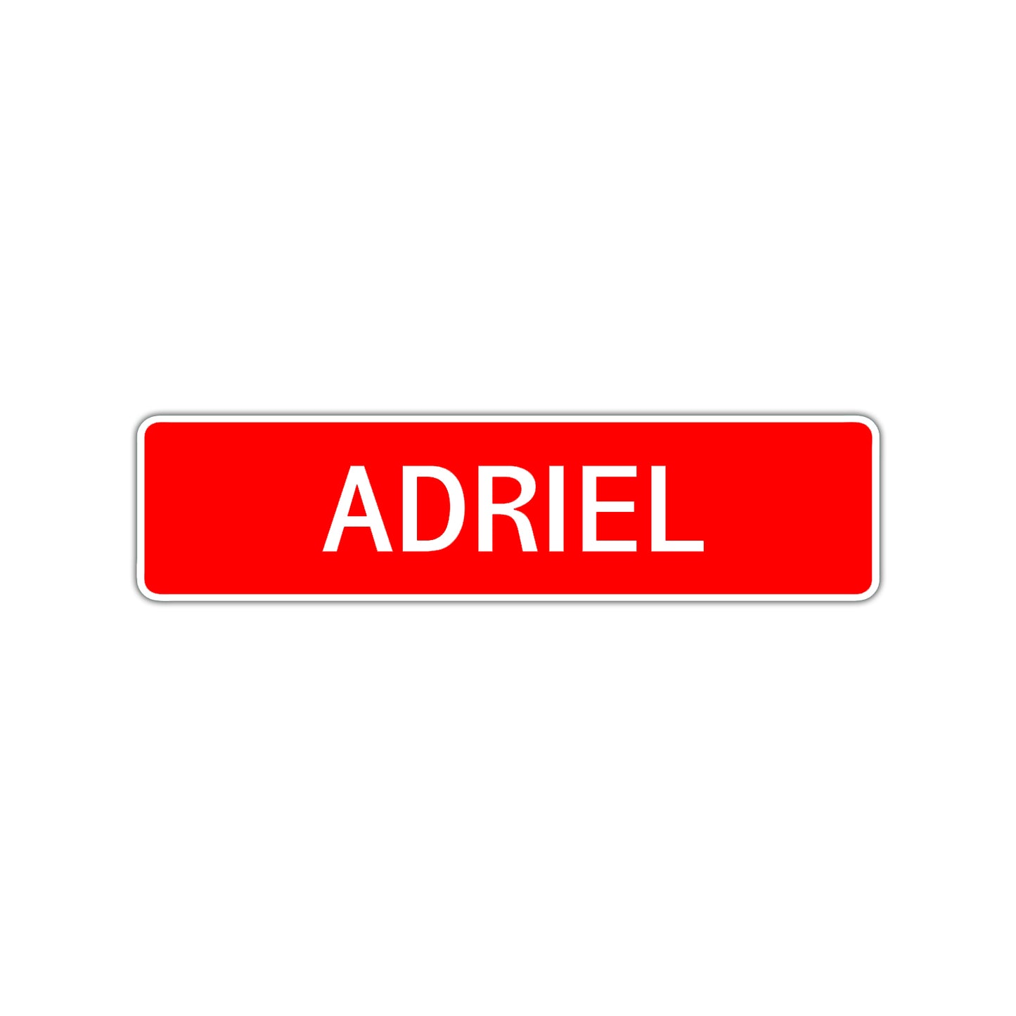 Adriel Street Sign Children Name Room Plate