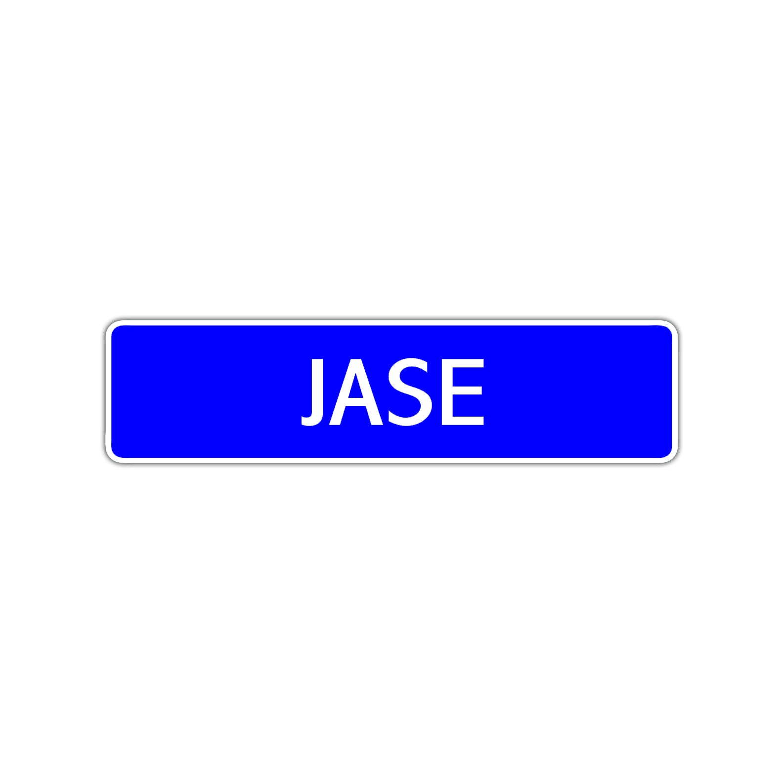 Jase Street Sign Children Name Room Plate