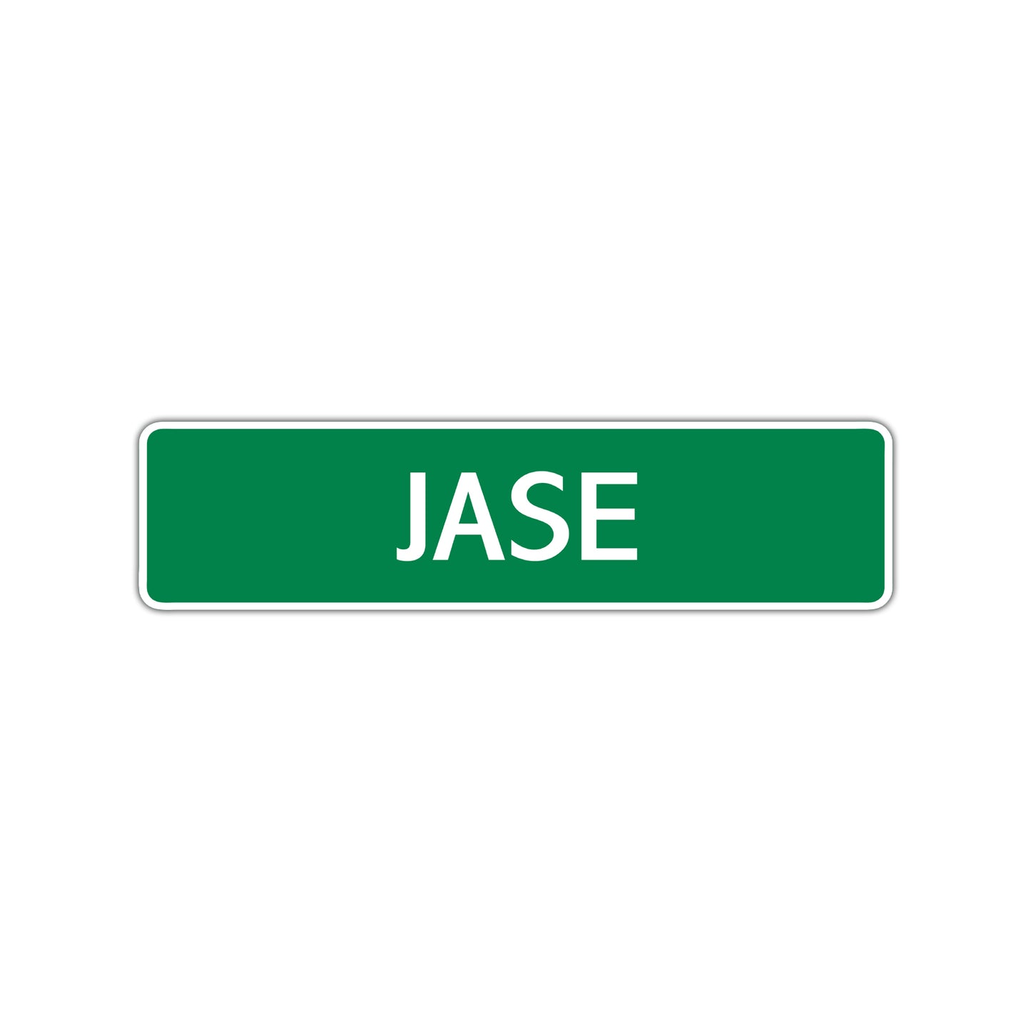 Jase Street Sign Children Name Room Plate