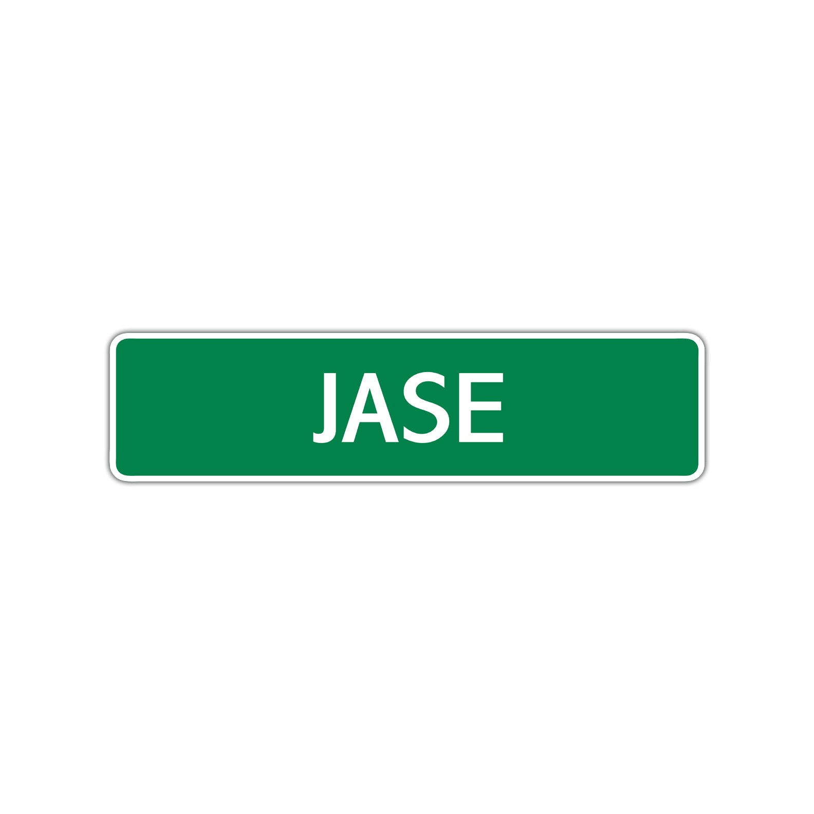 Jase Street Sign Children Name Room Plate