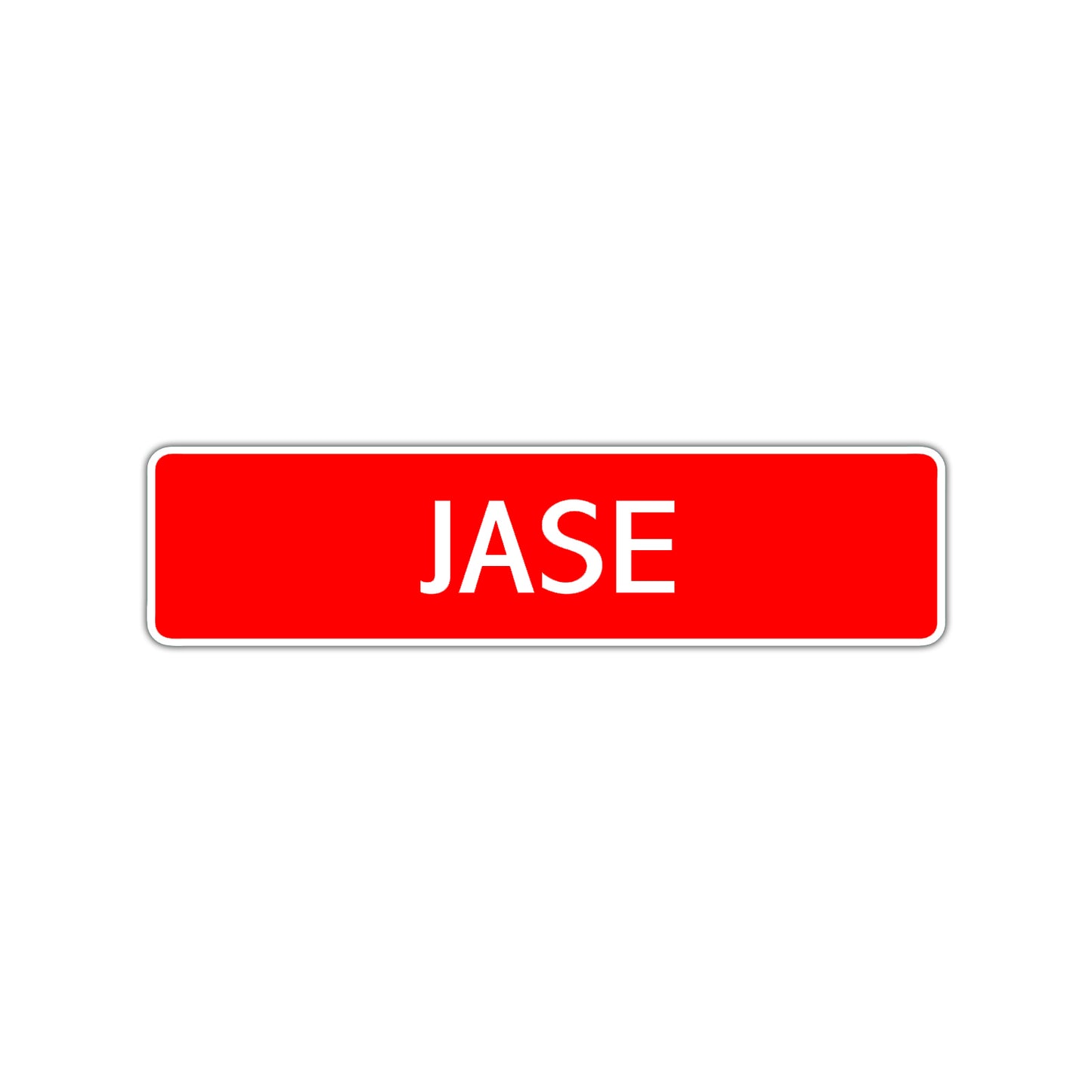 Jase Street Sign Children Name Room Plate