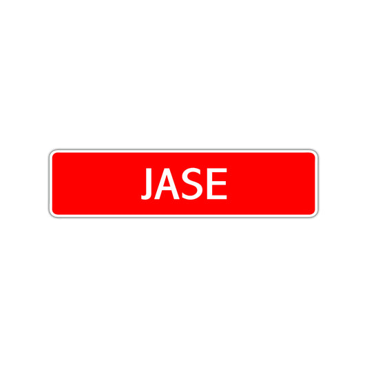 Jase Street Sign Children Name Room Plate