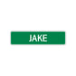Jake Street Sign Children Name Room Plate