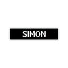 Simon Street Sign Children Name Room Plate