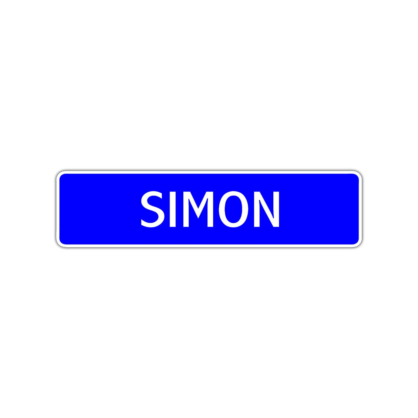 Simon Street Sign Children Name Room Plate