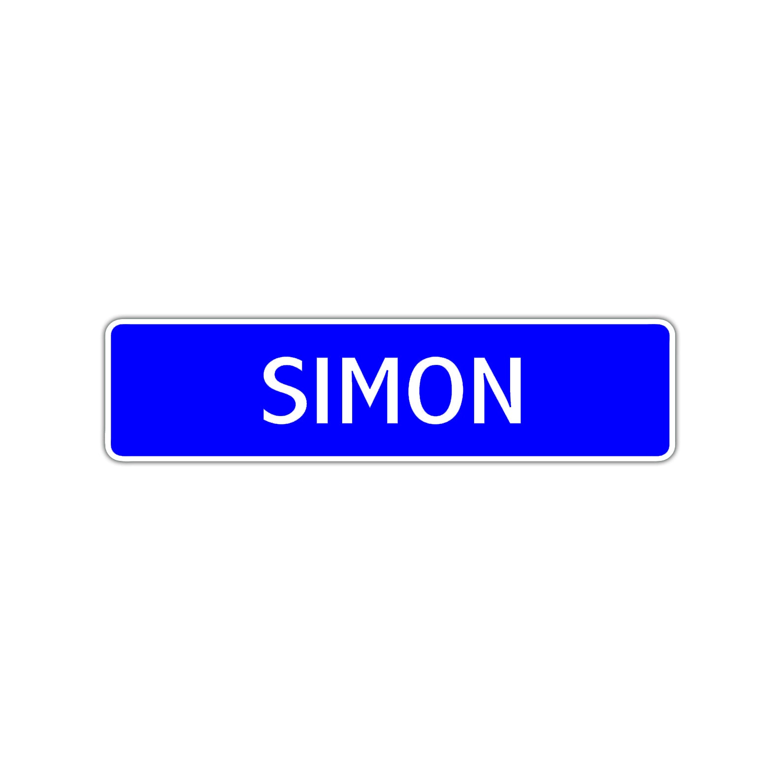 Simon Street Sign Children Name Room Plate