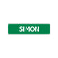 Simon Street Sign Children Name Room Plate