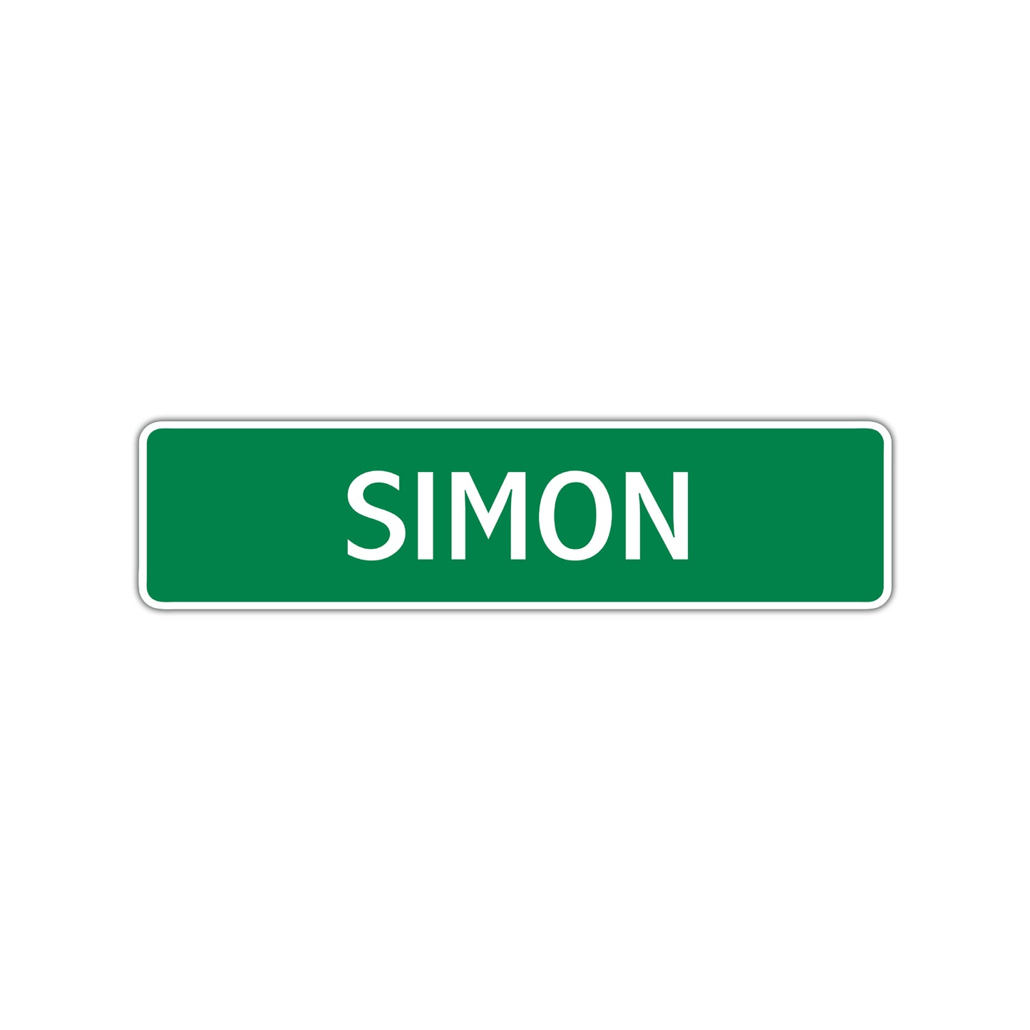 Simon Street Sign Children Name Room Plate