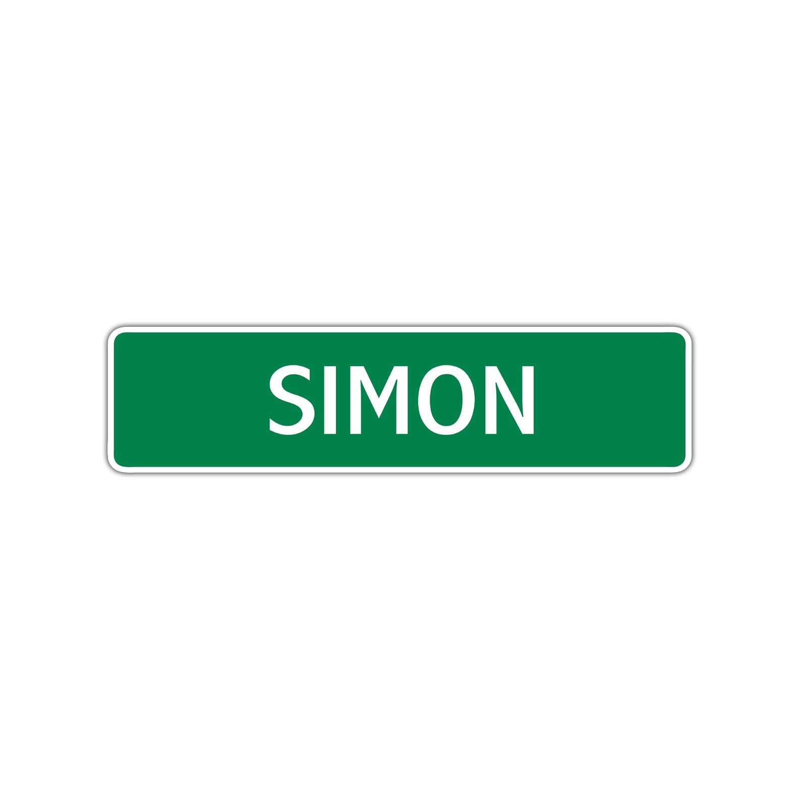 Simon Street Sign Children Name Room Plate