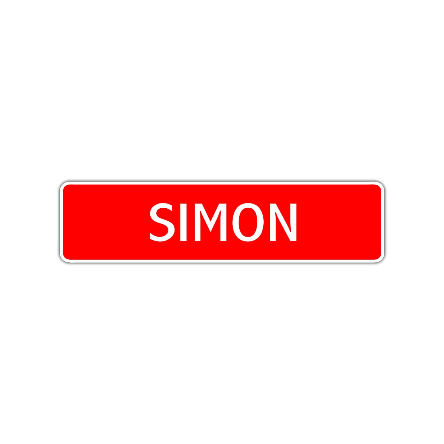 Simon Street Sign Children Name Room Plate