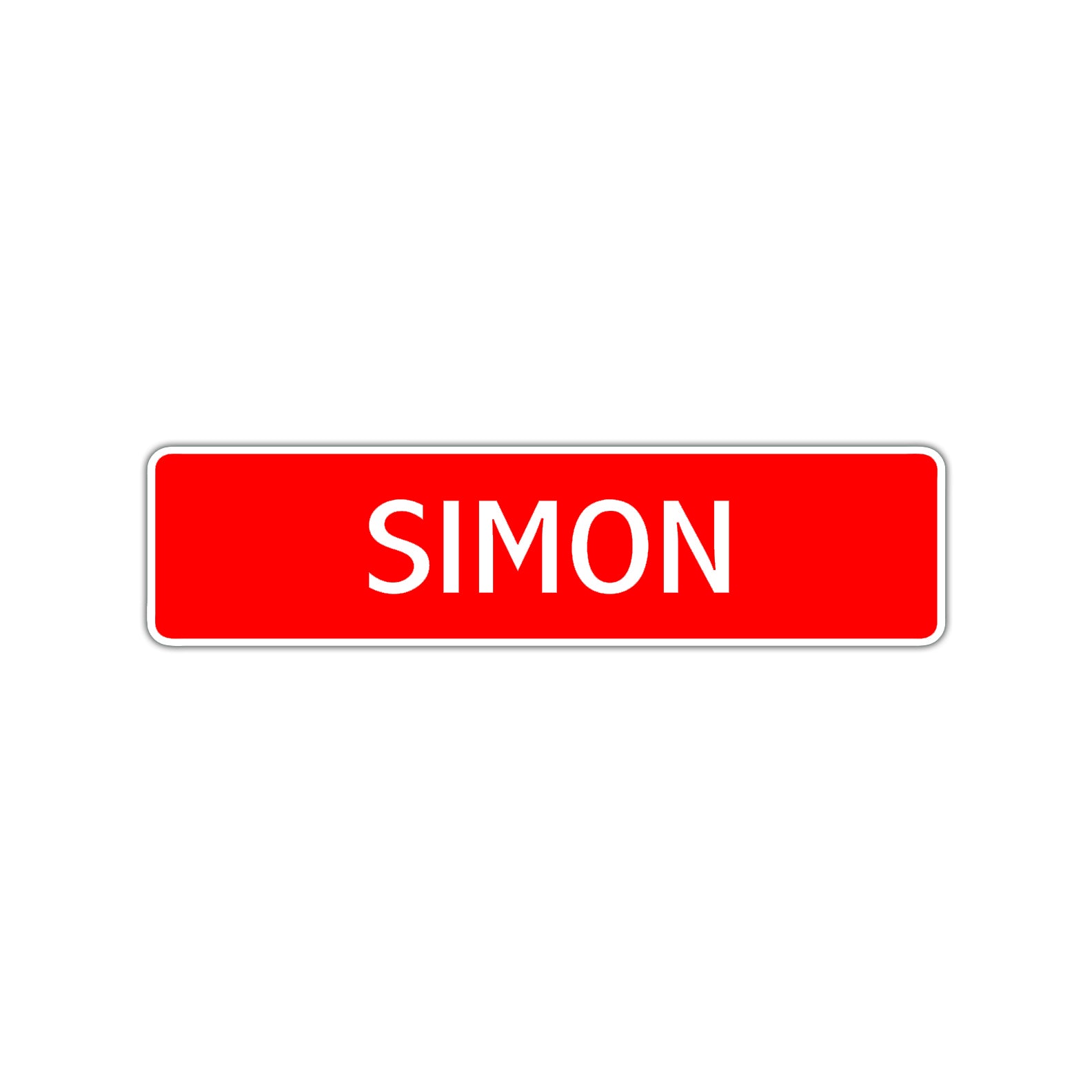 Simon Street Sign Children Name Room Plate