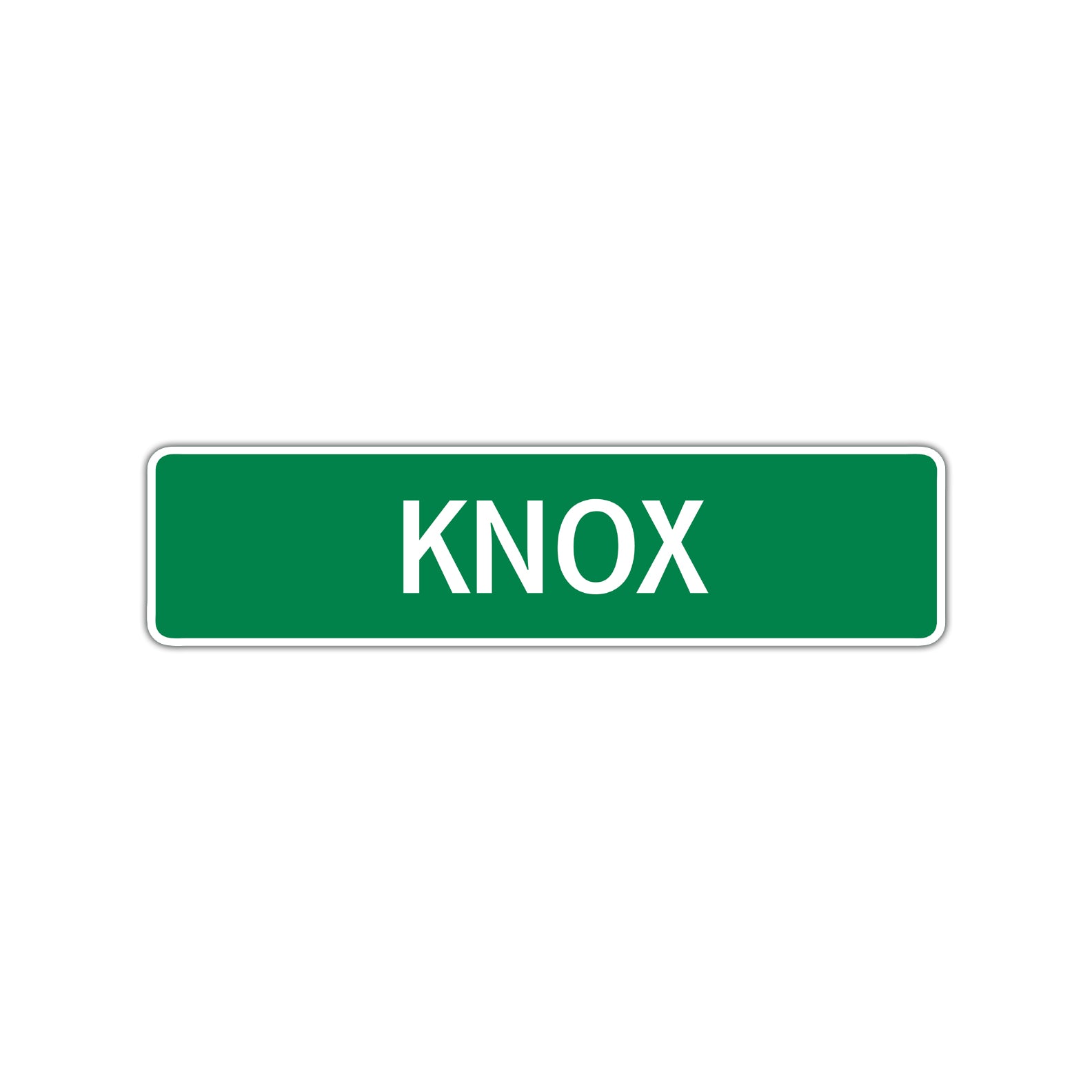 Knox Street Sign Children Name Room Plate