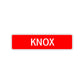 Knox Street Sign Children Name Room Plate