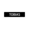 Tobias Street Sign Children Name Room Plate