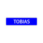 Tobias Street Sign Children Name Room Plate
