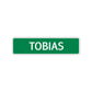 Tobias Street Sign Children Name Room Plate