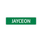 Jayceon Street Sign Children Name Room Plate