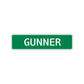 Gunner Street Sign Children Name Room Plate