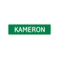 kameron Street Sign Children Name Room Plate