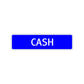 Cash Street Sign Children Name Room Plate