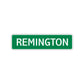 Remington Street Sign Children Name Room Plate