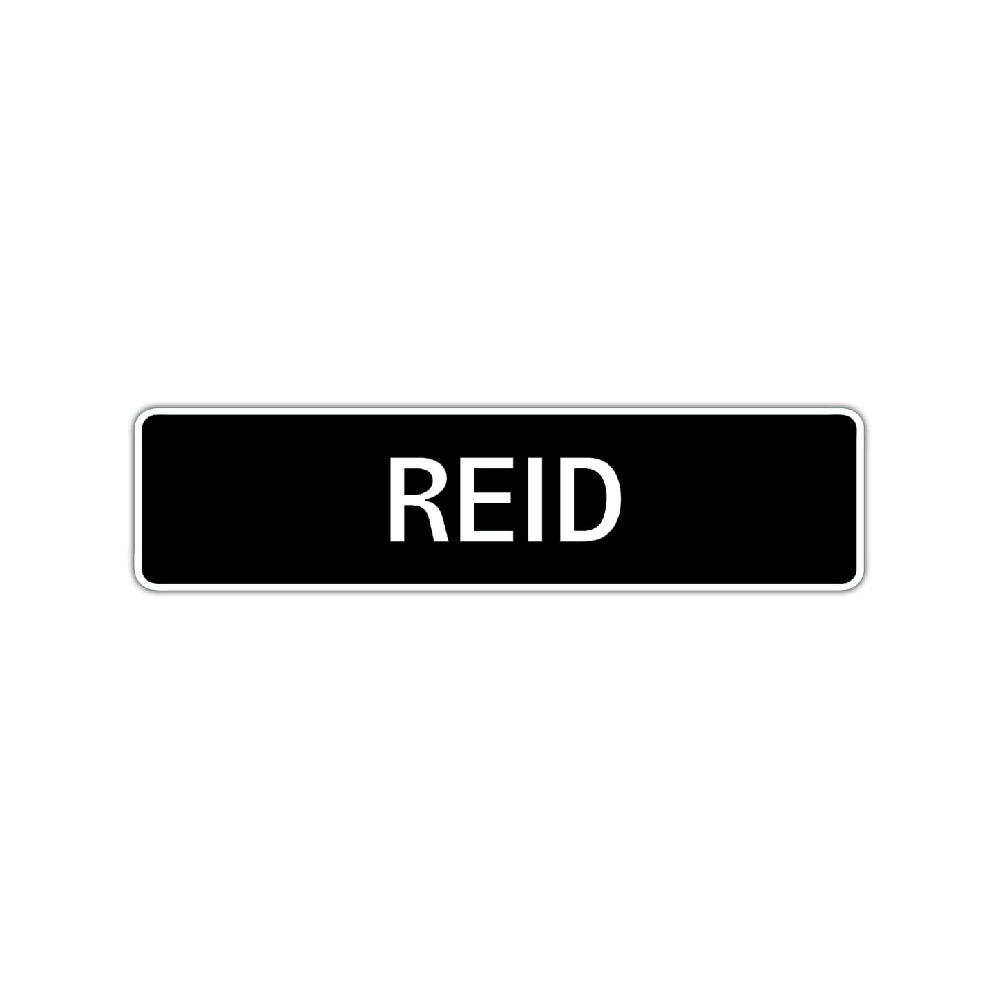 Reid Street Sign Children Name Room Plate