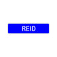 Reid Street Sign Children Name Room Plate