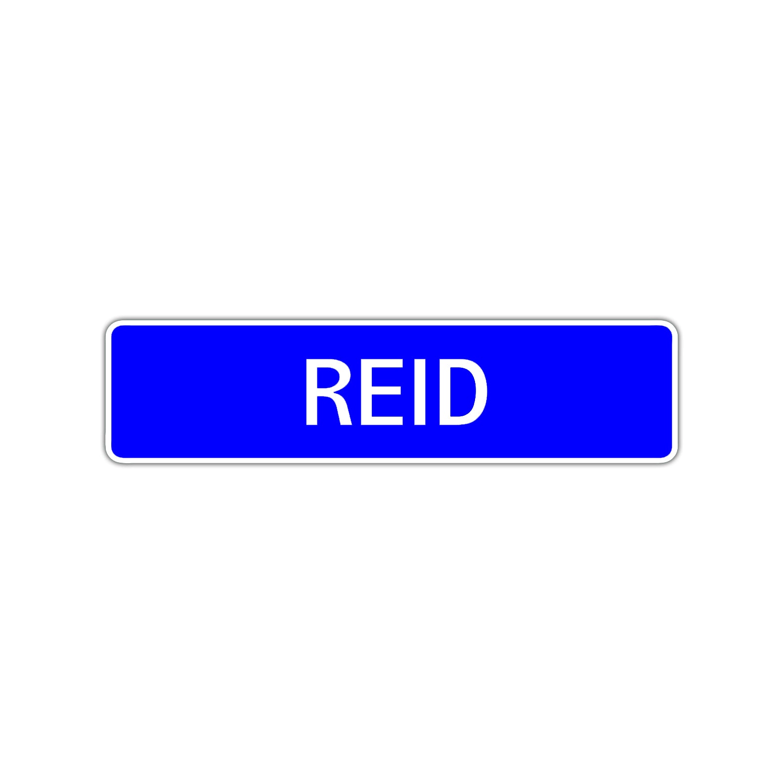 Reid Street Sign Children Name Room Plate