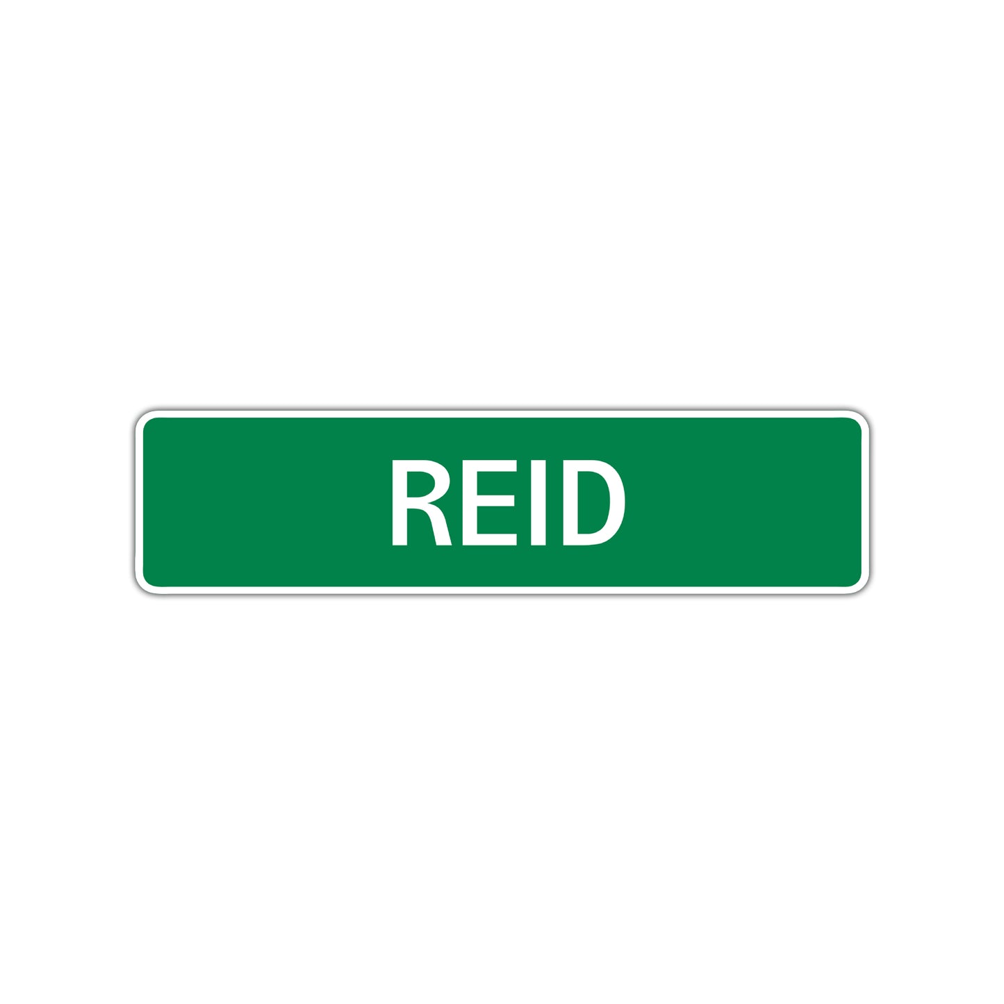 Reid Street Sign Children Name Room Plate