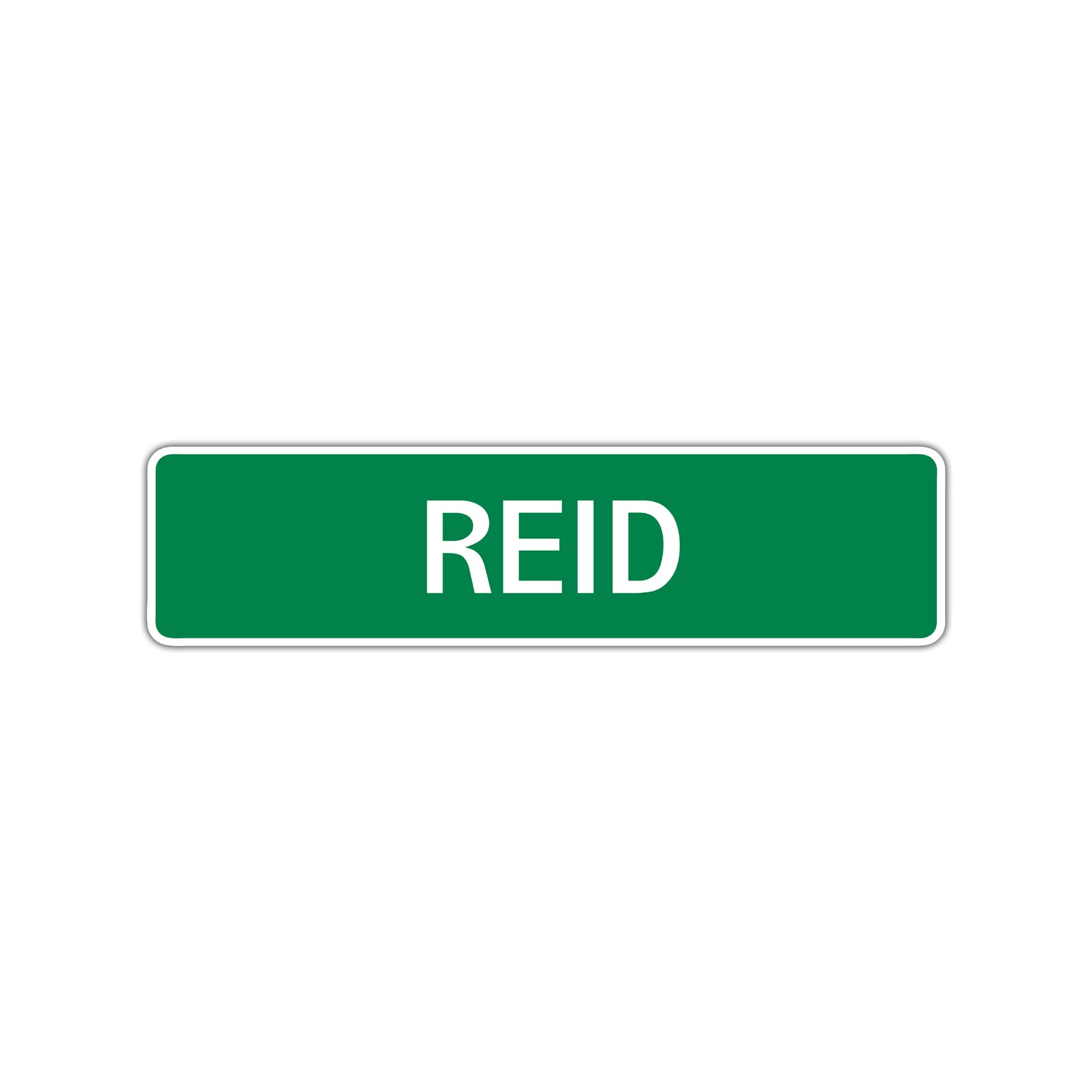 Reid Street Sign Children Name Room Plate