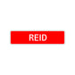 Reid Street Sign Children Name Room Plate
