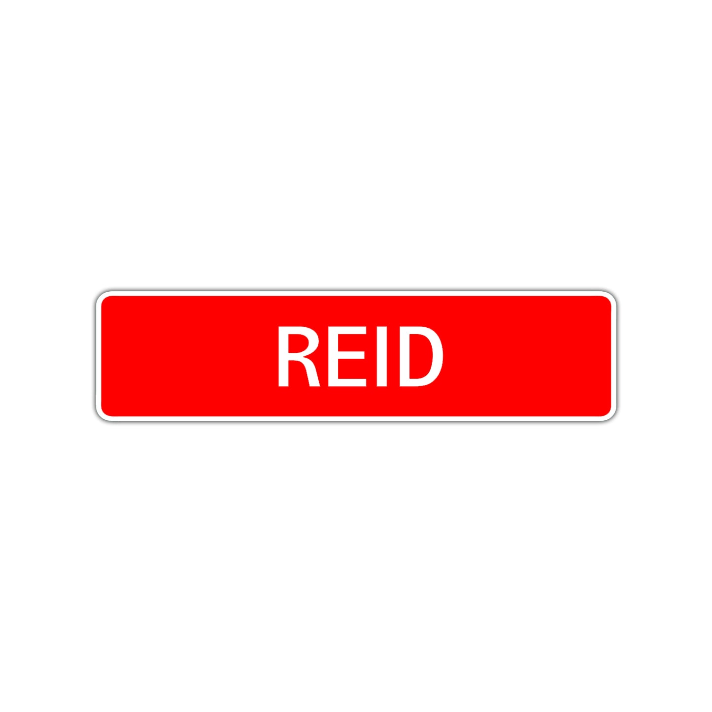Reid Street Sign Children Name Room Plate
