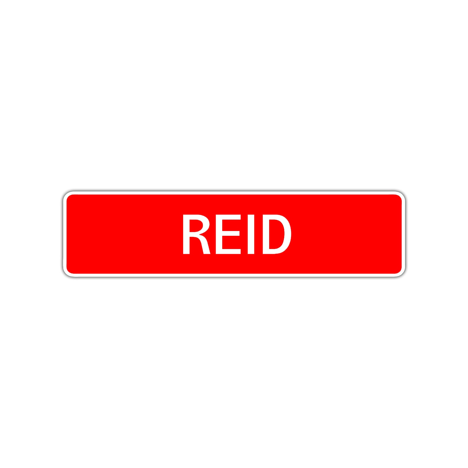 Reid Street Sign Children Name Room Plate