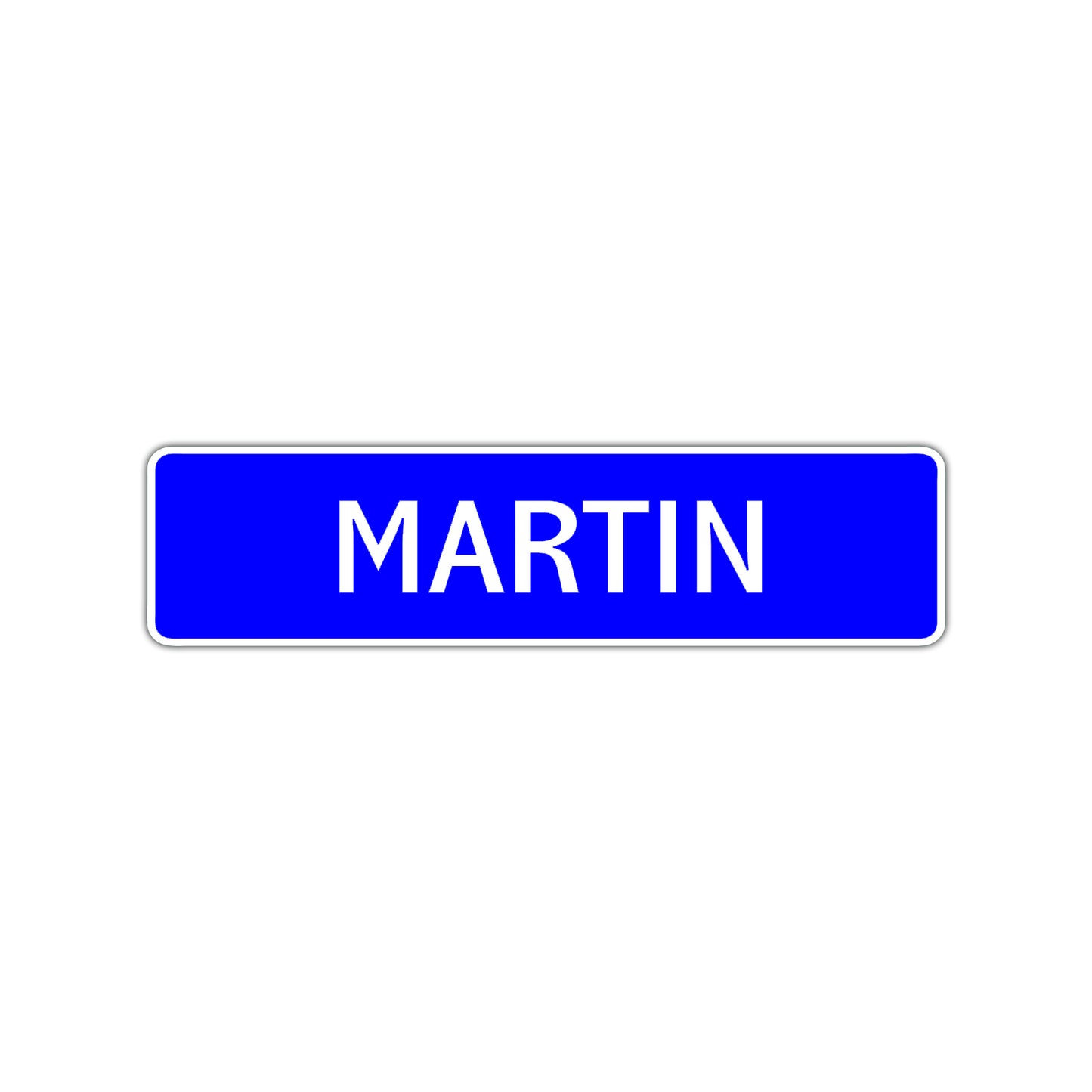 Martin Street Sign Children Name Room Plate