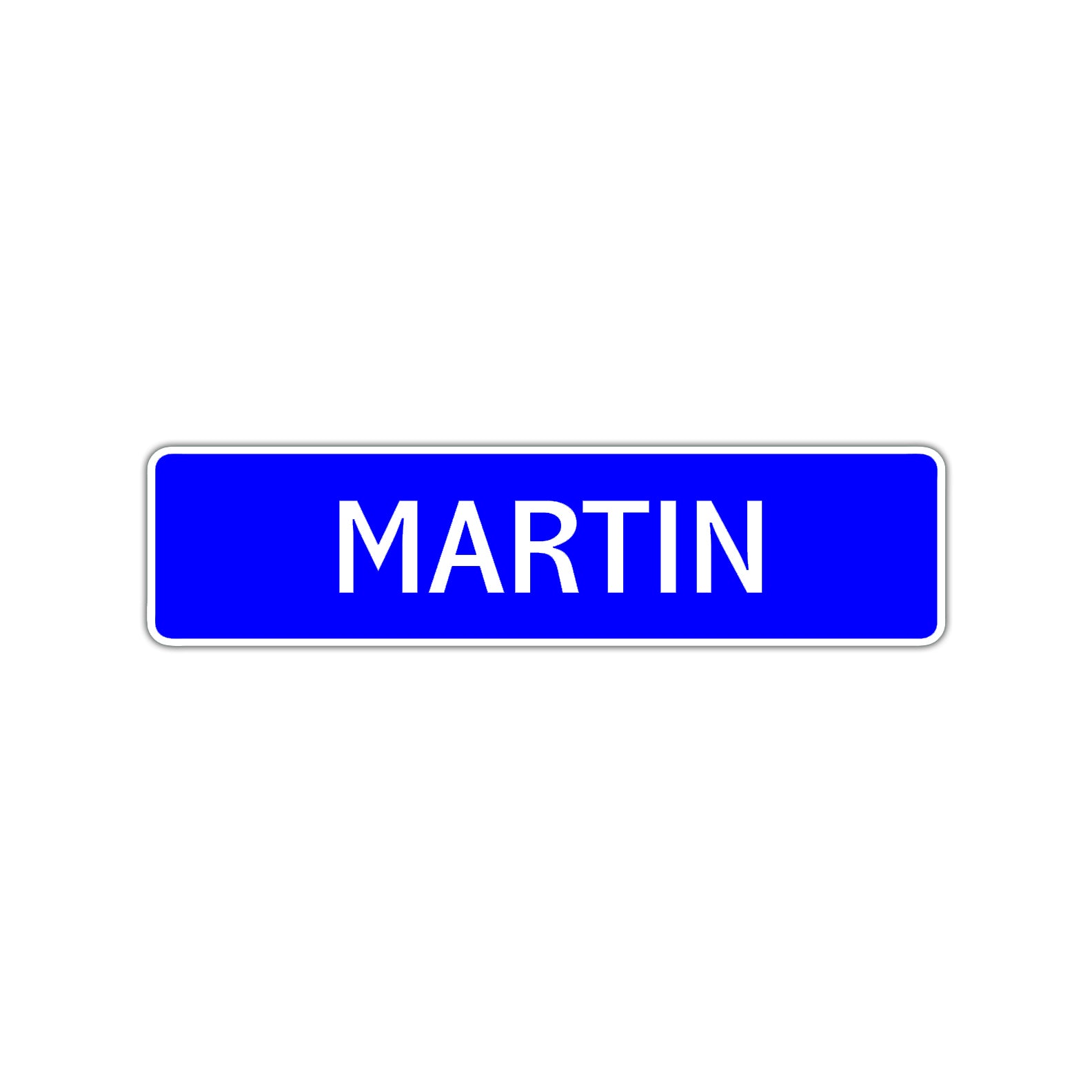 Martin Street Sign Children Name Room Plate