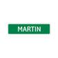 Martin Street Sign Children Name Room Plate